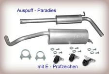 Abgasanlage Auspuff  für Seat Ibiza IV 1.6 LPG Typ 6J_, 6P_ ab Bj. 05/2011 + Kit