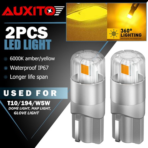 AUXITO 168 194 192 2825 T10 LED Side Marker Light Bulb Amber - Foto 13