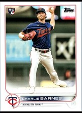 2022 Topps #641 Charlie Barnes Near mint or better