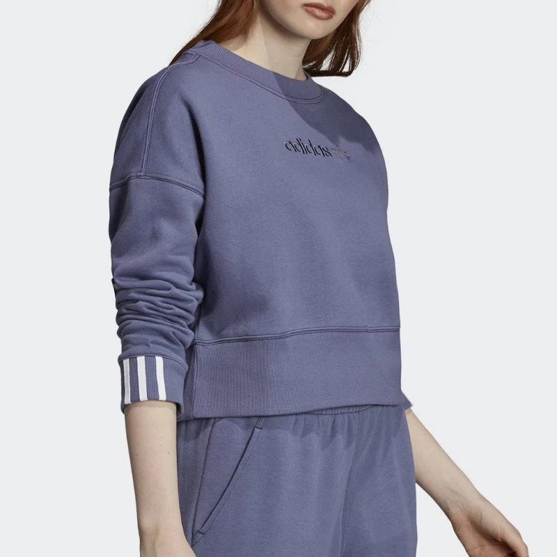 Adidas originals coeeze clearance super crop sweatshirt