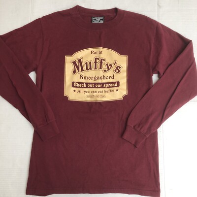 Steve & Barry's Eat at Muffy's Smorgasbord Check out our spread Men s S Shirt