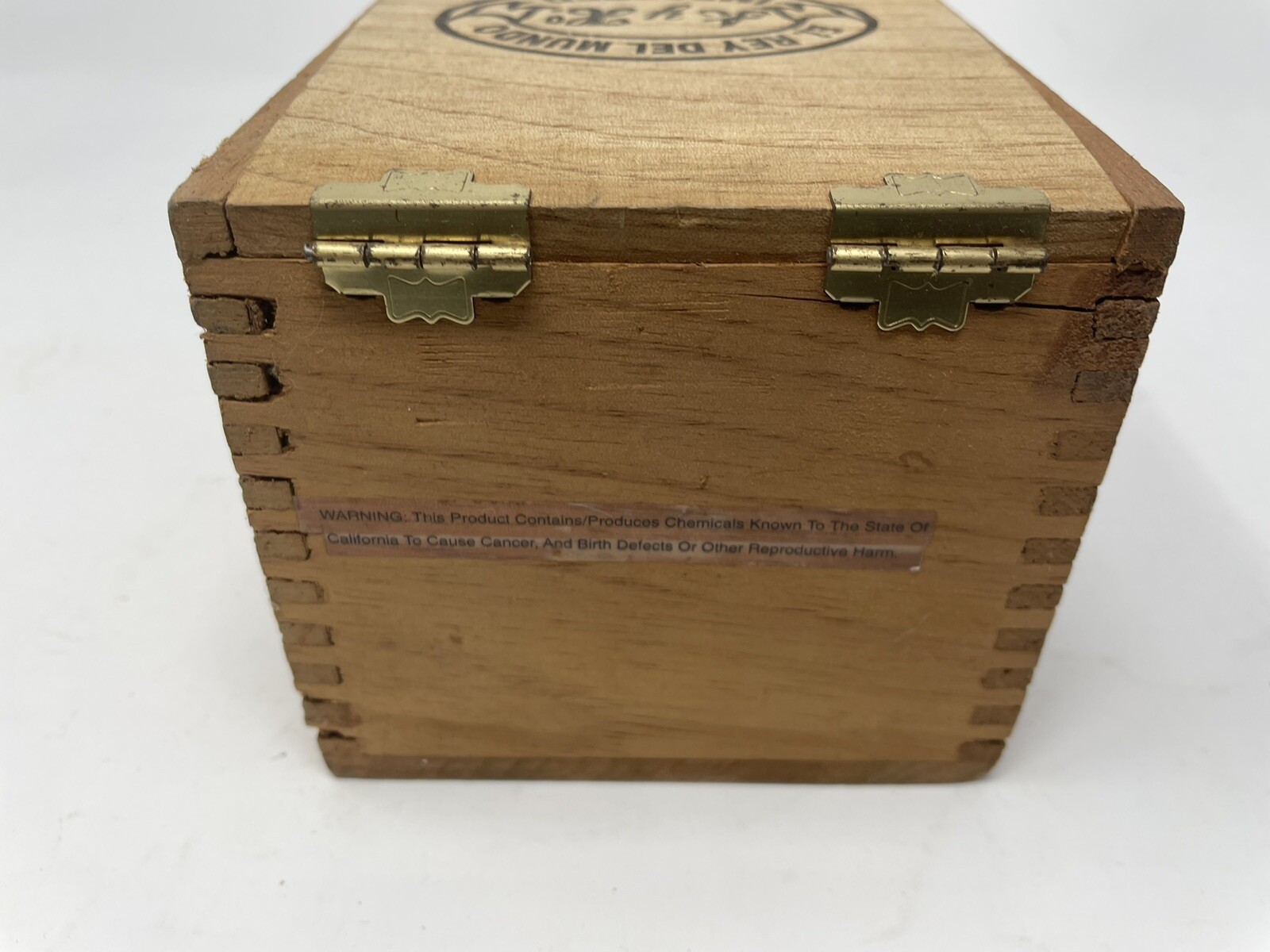 El Rey Del Mundo | Flor de Llaneza Wood Cigar Box Empty - 6.75