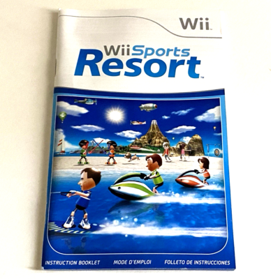 Wii Sports Resort (Nintendo Wii) Complete Game Disc Case