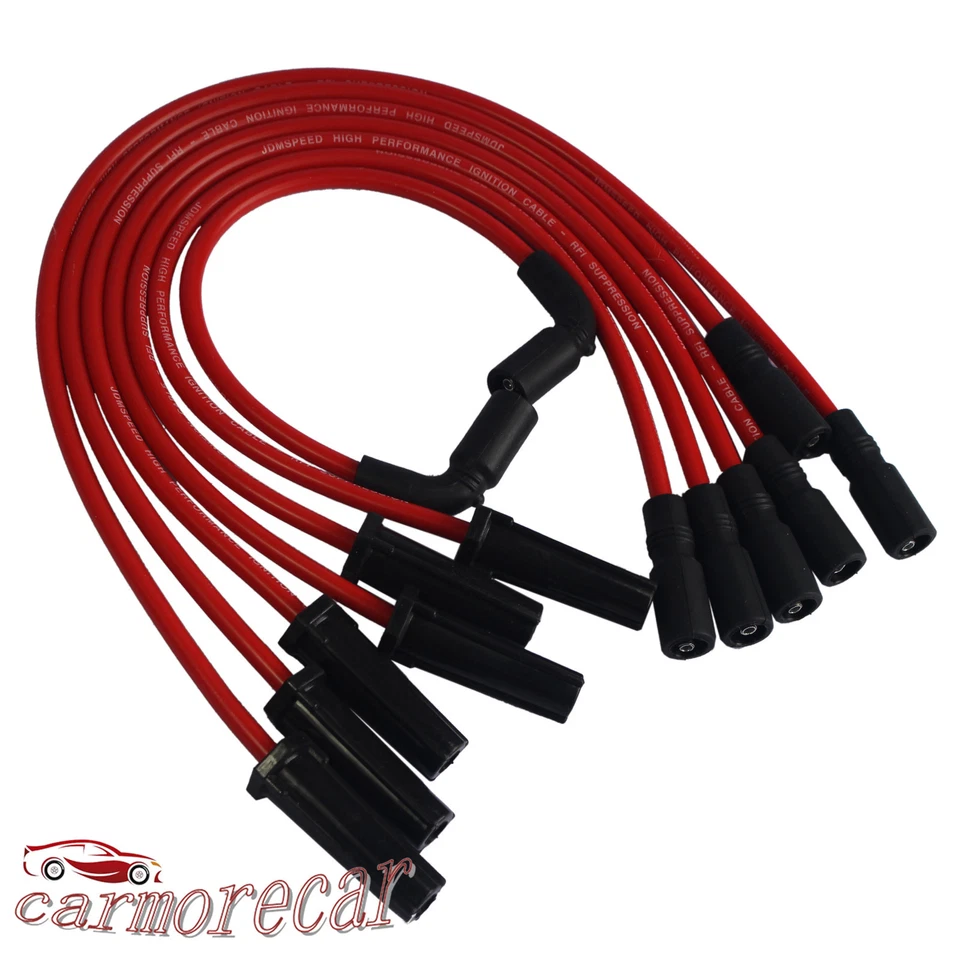 New SPARK PLUG WIRES SILICONE FOR 1999-2007 SILVERADO 1500 SIERRA 1500 4.3L - Image 2 of 4