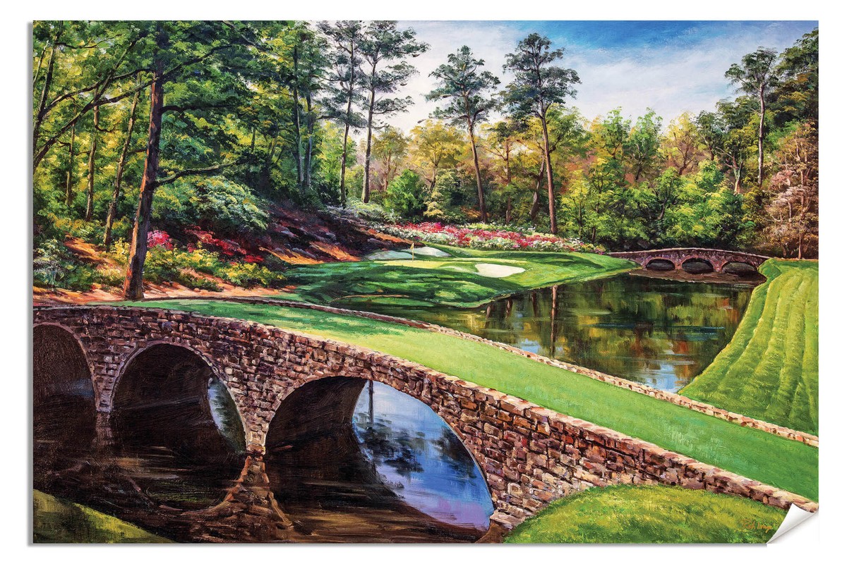 Augusta National Golf Hole 12 Golden Bell PGA 12Ri2580 Painting