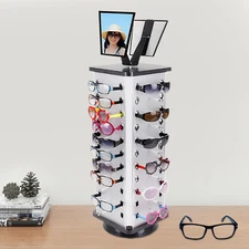 Sunglasses Display Stand, 360° Rotating Glasses Display Stand Eyewear Display
