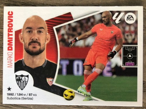 MARKO DMITROVIC #4 SEVILLA FC CHROME LA LIGA ESTE 2024-25 PANINI 24/25