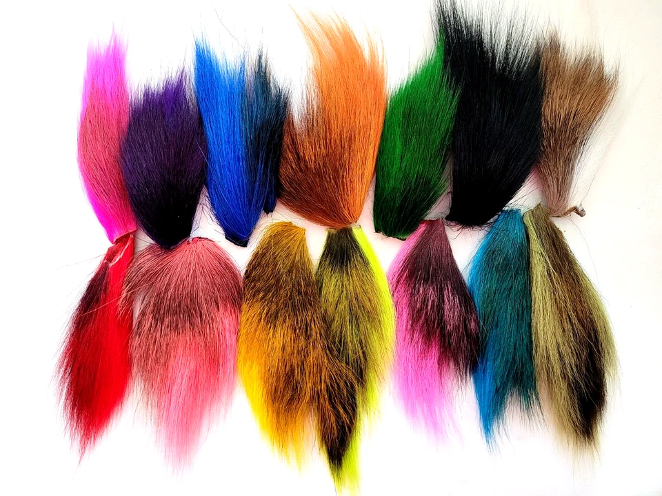 PACK COMBO BUCKTAIL - 14 COLORES - COMBOS PERSONALIZADOS - Material para atar moscas - 6 parches Foto 2 de 4