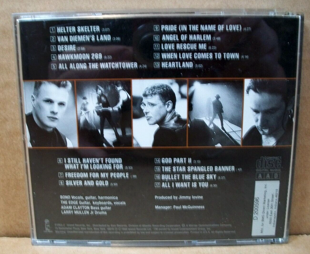 U2 - Rattle And Hum (CD, 1988, Island Records) 7-91003-2 | eBay