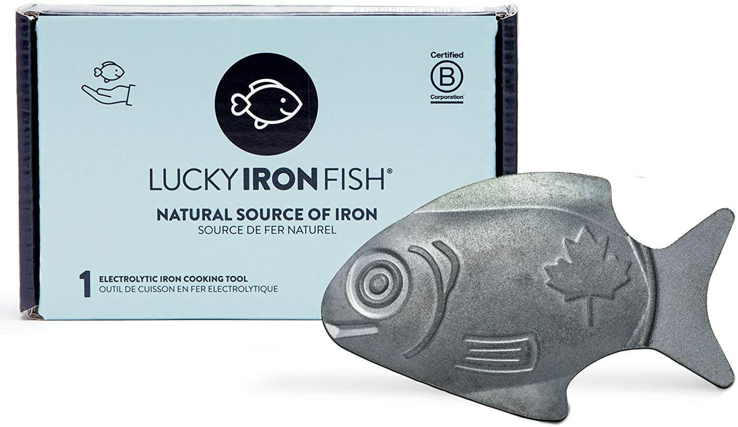 Lucky Iron Fish Natural Source of Iron to add to Food & Water, Brand