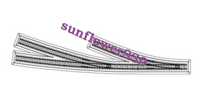 hobbyboss 82910 1/72 GERMAN RAILWAY CURVED TRACK RAILWAY CURVED TRACK HB - Image 2 of 4