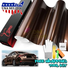ESSMO PET Liquid Metallic Mocha Brown Car Vehicle Vinyl Wrap Decal Sticker