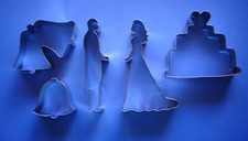 New Tin Wedding Cookie Cutters