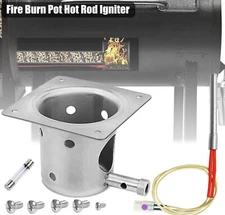 Stainless Steel Fire Burn Pot Replacement for Traeger & Pit Boss Pellet Grill US