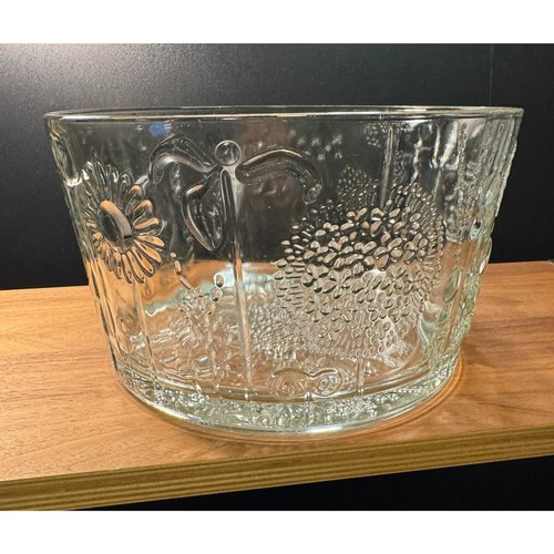 Flora Bowl Oiva Toikka Design for Nuutajarvi littala Finland Art Glass Vintage - Picture 2 of 7