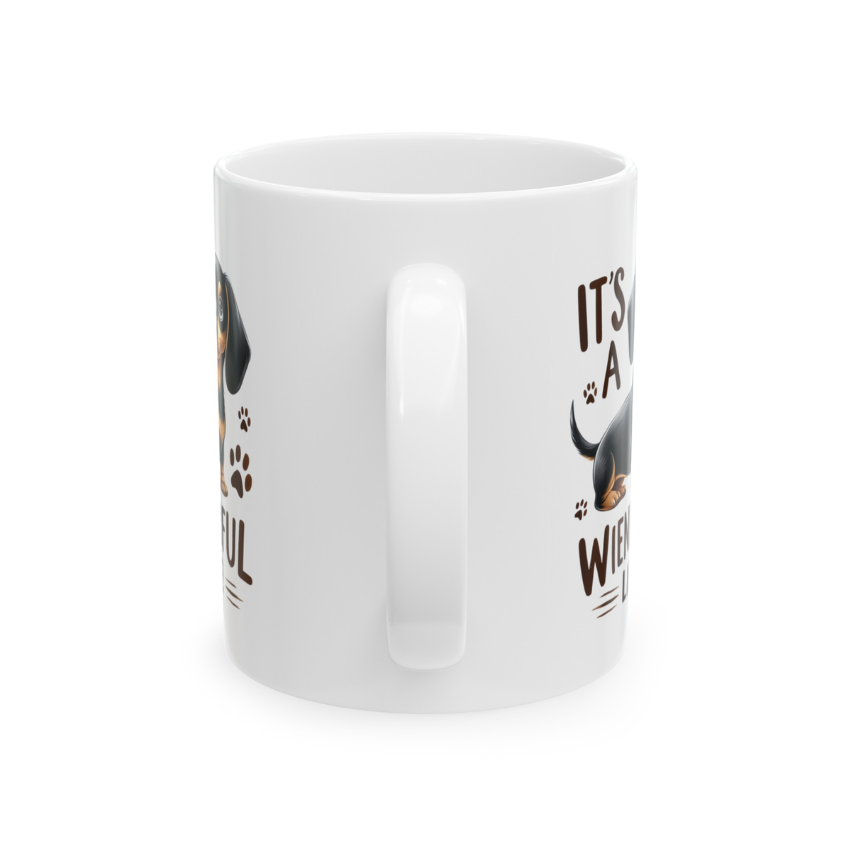 Dachshund Dog Mug Dog Lover Owner Gift Its a Wienerful Life Funny Coffee  Tea Cup | eBay