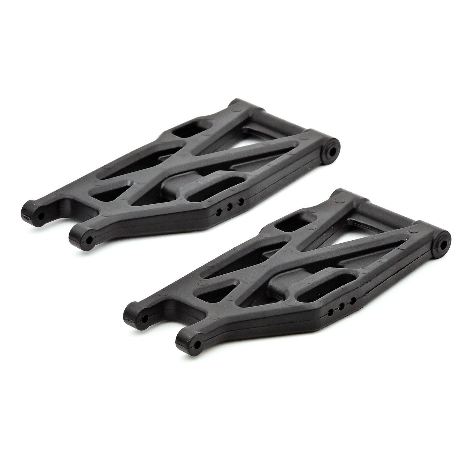 Team Associated Rival MT8 Rear Suspension Arm Set Black (2pcs) AS25911