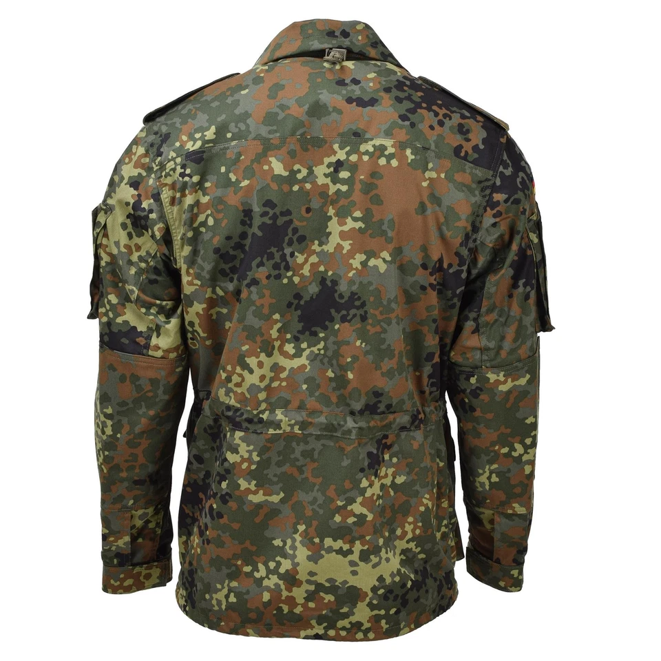 Leo Kohler military combat tactical jacket lightweight field flecktarn camo - Image 3 of 4