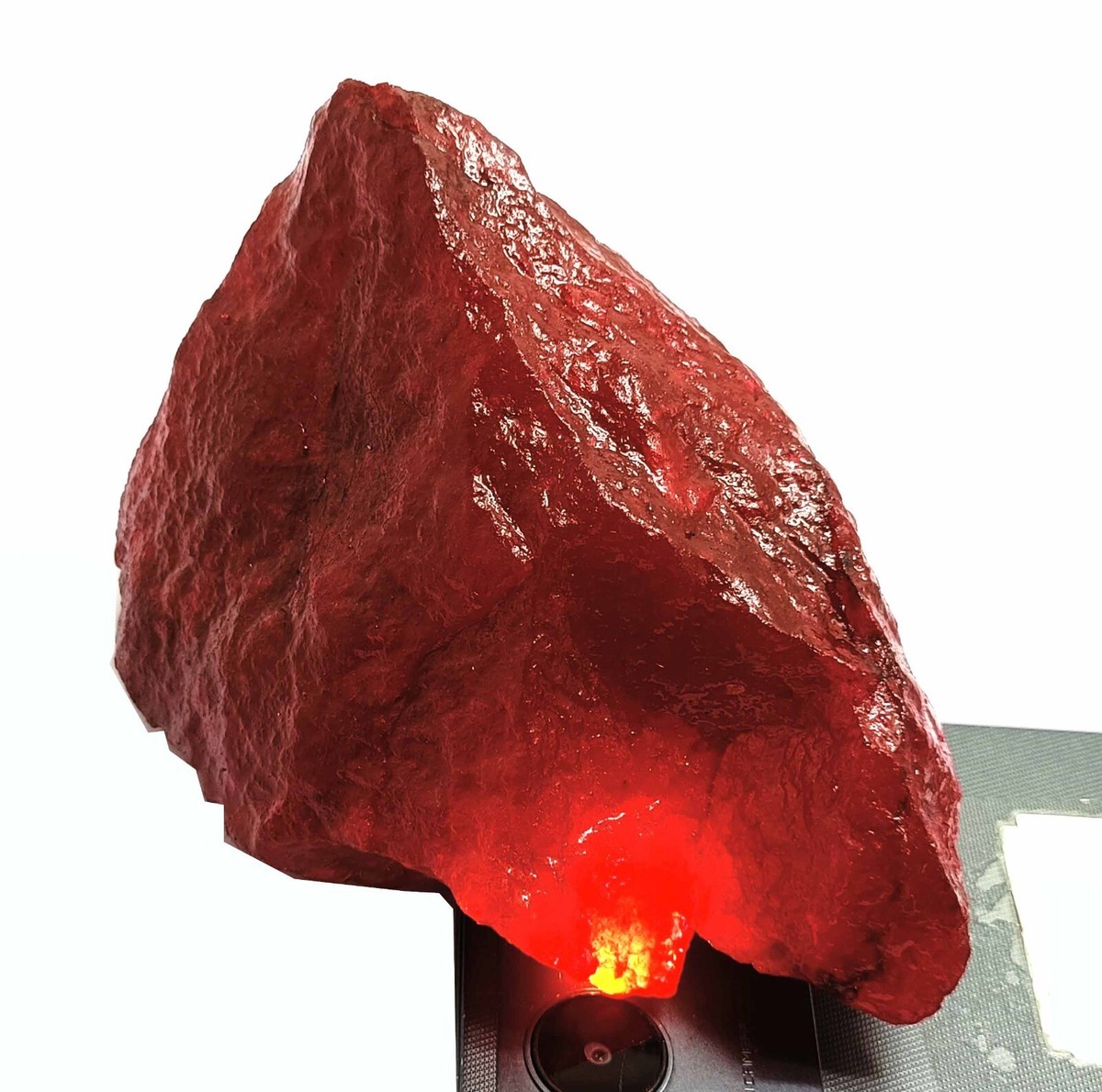 NATURAL CERTIFIED 4700 CT AFRICAN RED COLOR RUBY ROCK ROUGH LOOSE