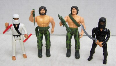 #ad Slam M Force Military Muscle amp; Ramco Secret of the Ninja Figures Lot 072423WT2 $45.38