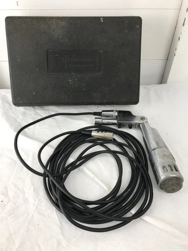 1950s Electro-Voice 664 Mic w/ 20' XLR Cable & Case - Tested & Works