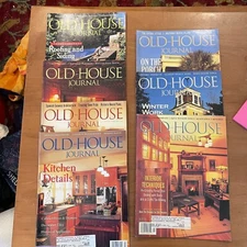 Old House Journal Lot of 7 from the 1990s all have address labels