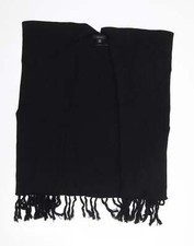 Primark Womens Black Gilet Waistcoat Size S Tassles