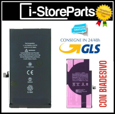 BATTERIA DI RICAMBIO PER IPHONE 12/12 PRO 2815 mAh 4.45V (OEM) STICKER