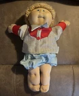 Vintage 1985 Cabbage Patch Kid Doll Head Mold 1 ~ Blue Eyes ~ Freckles Signed