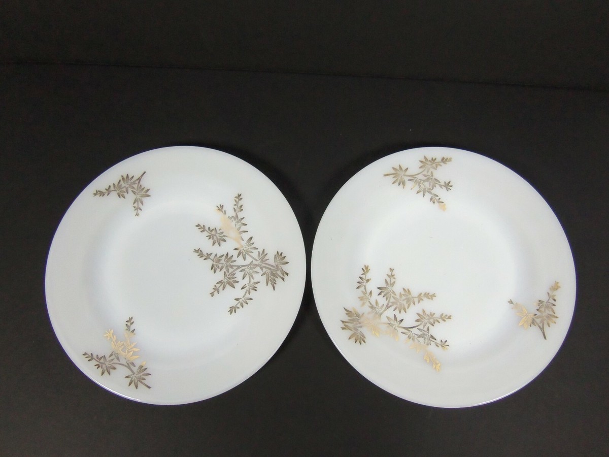 Vintage Federal Glass Co Heat Proof F White Milk Glass 9