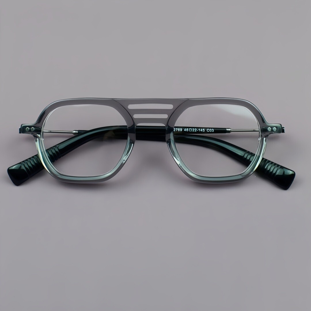 Acetate Thick Eyeglasses Frames Retro Full Rim Classic Glasses