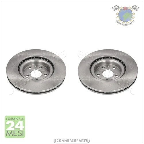 Kit 2x dischi freno JParts Anteriore per LAND ROVER RANGE EVOQUE DISCOVERY gac - Immagine 2 di 4