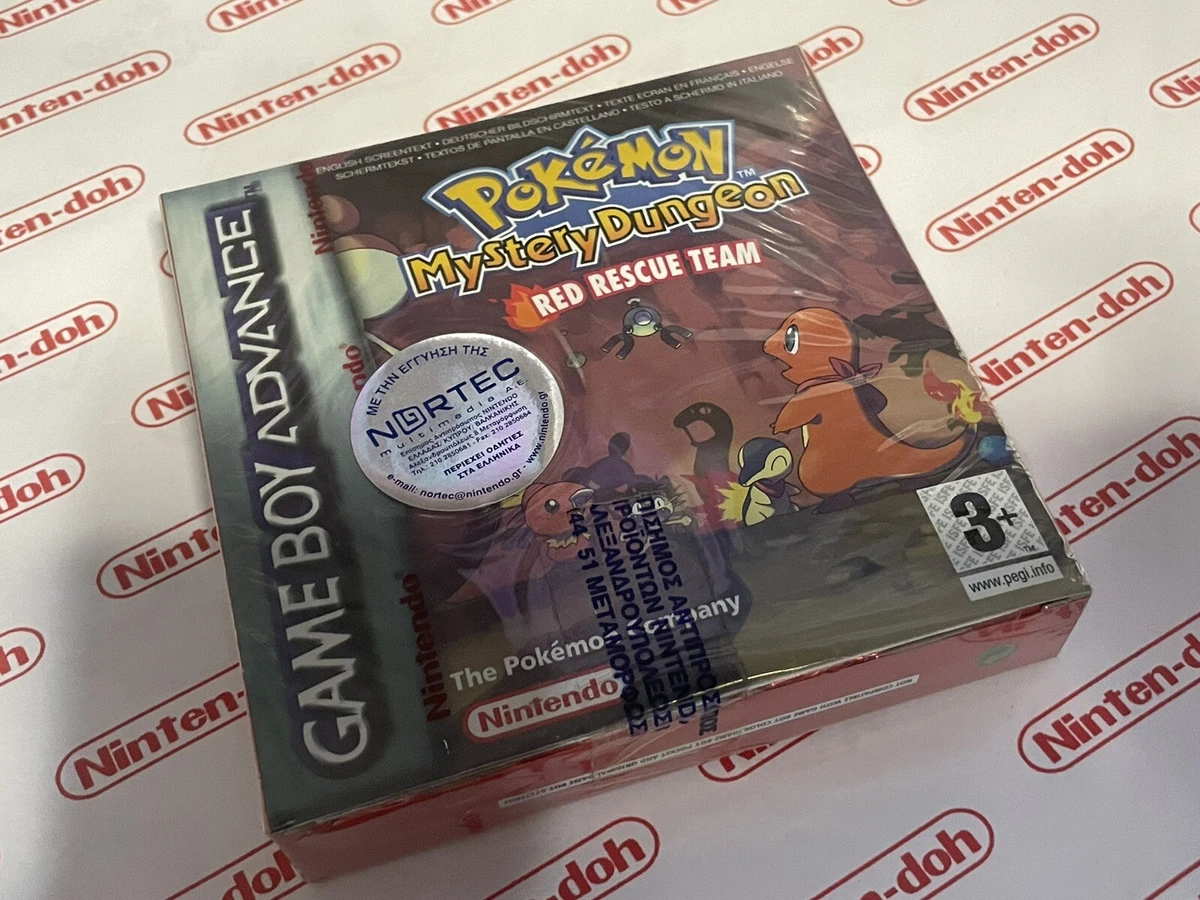 Pokemon Donjon Mystere Equipe De Secours Rouge Pokémon Donjon Mystère : Équipe de Secours Rouge Scellé Nintendo Bande Rouge GBA NORTEC 45496737764 | eBay
