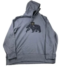 The Normal Brand Hoodie Mens XXL Blue Collegiate Pullover Hooded Sweater NWT