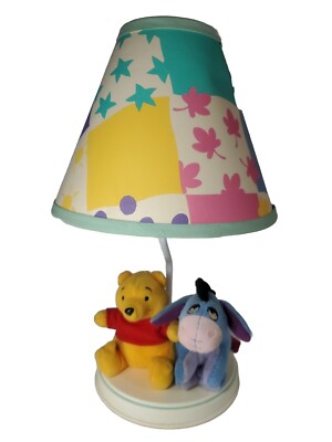 Vintage Disney Winnie The Pooh & Eeyore Plush Nursery Lamp Vintage Disney Winnie The Pooh & Eeyore Plush Nursery Lamp