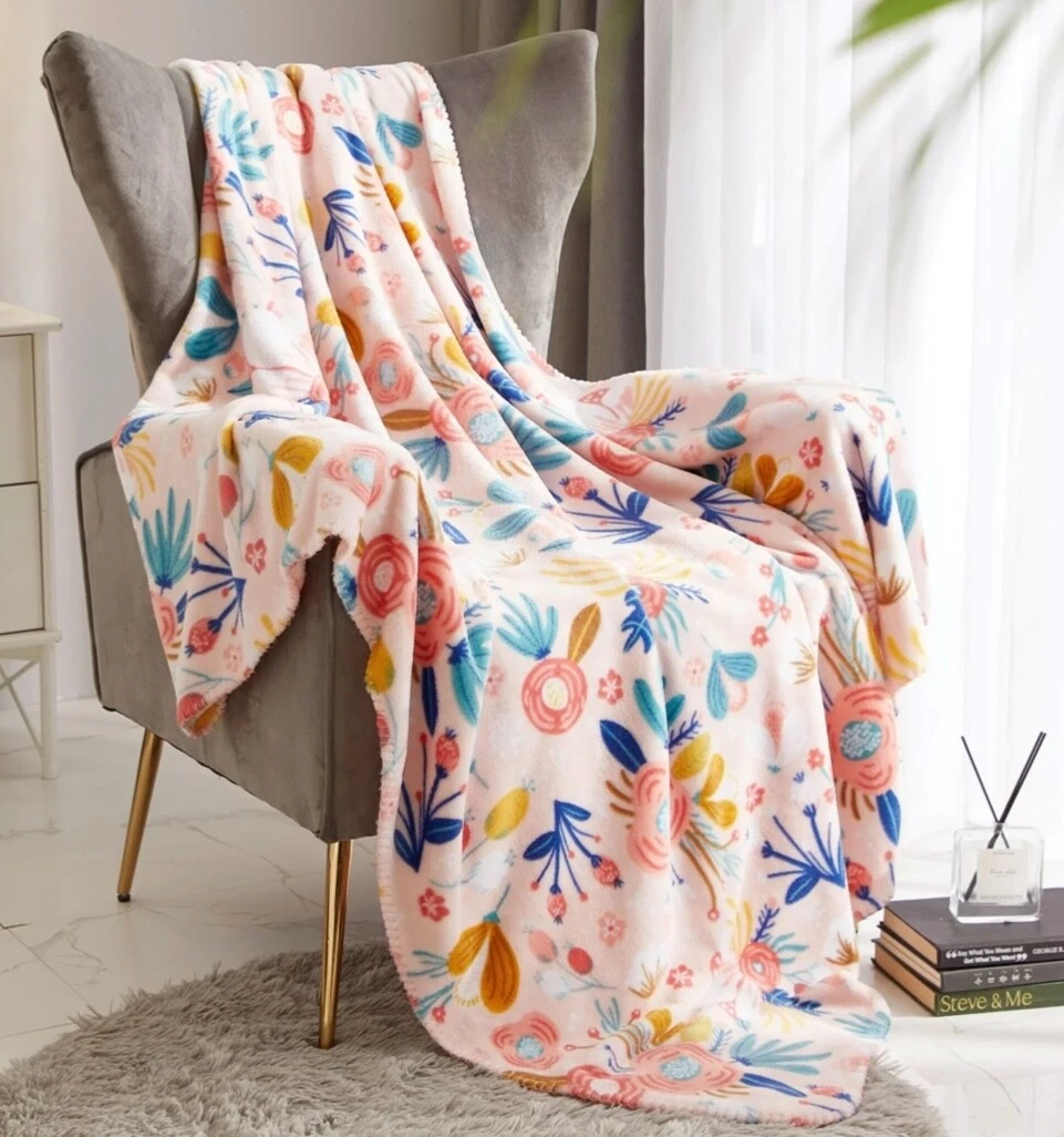 Coral colored online throws