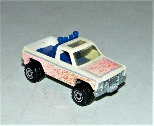 Hot Wheels 1977 Orange Pink Splatter Bywayman Chevy Pickup Blackwalls Near Mint