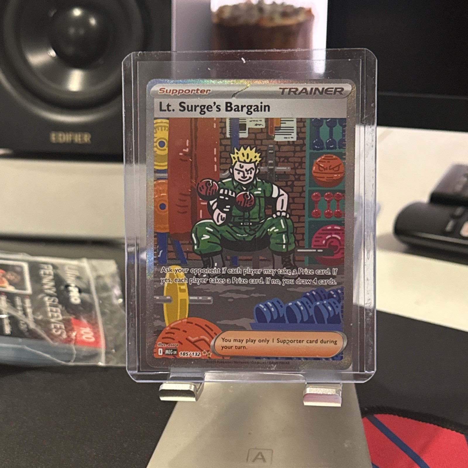 Lt. Surge’s Bargain 185/132 - Mega Evolutions - NM Pack fresh - Pokemon Card