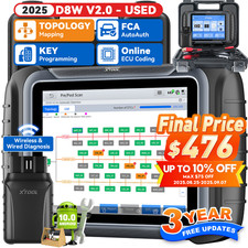 XTOOL USED D8W V2.0 Wireless Auto Full System...