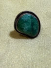 Beautiful Turquoise Ring; 925 Sterling Silver; Hand made Navajo; USA Only