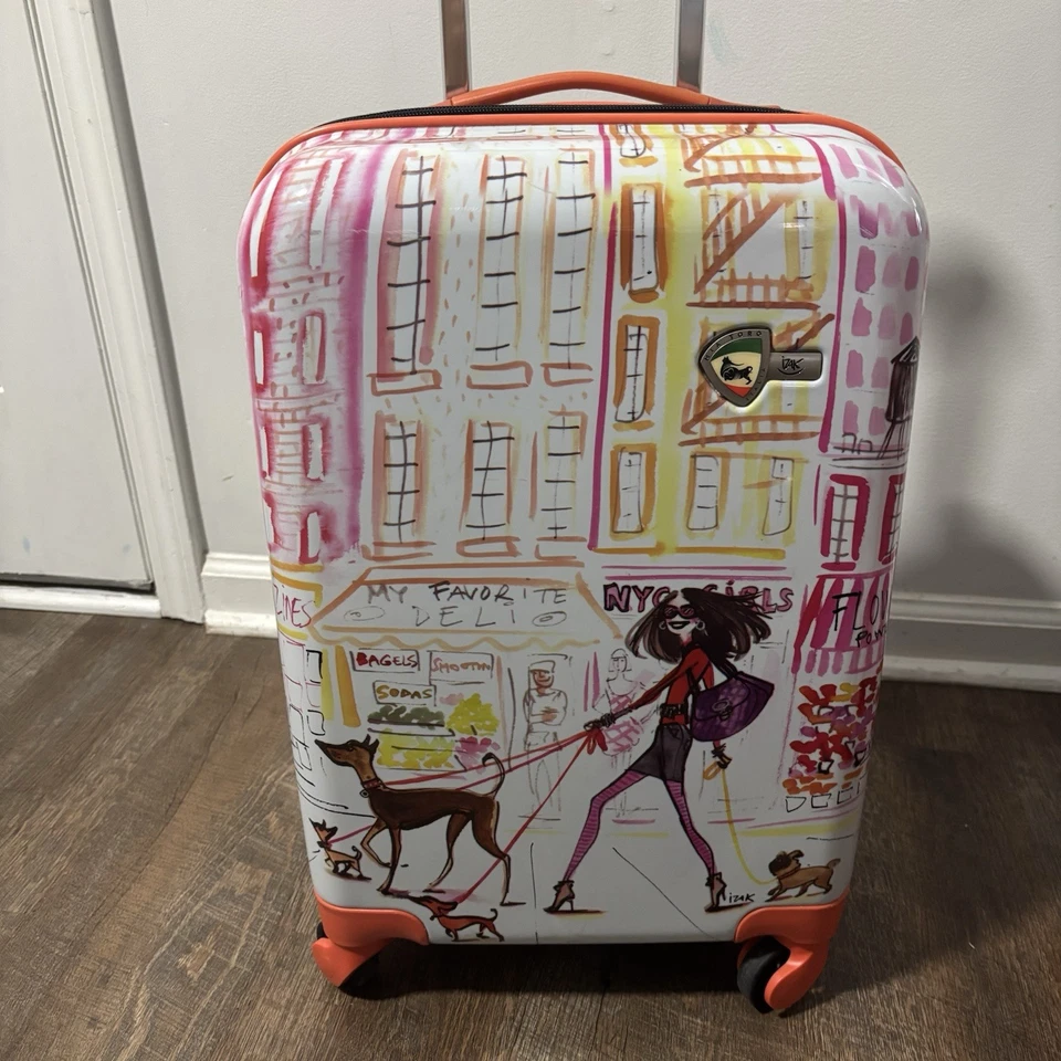 Mia Toro Set Of 2 Travel Luggage Hard Shell Spinner Suitcase STYLISH TRAVELLER - Image 2 of 4