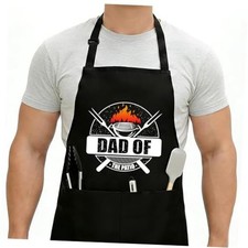 Funny Aprons For Men, Father's Fathers Day Kitchen Gifts For Dad Father Daddy