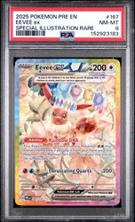 Eevee ex 167/131 Prismatic Evolutions Special Illustration Rare