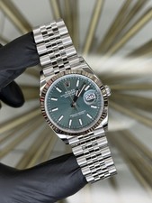 2026 Rolex Datejust 36 Mint Green Dial on Jubilee 126234 Complete