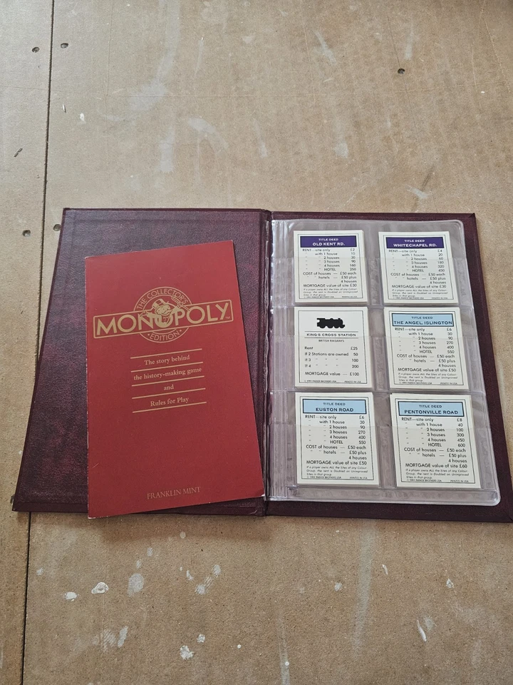 Franklin Mint Monopoly 1991 Collector's Edition - Image 3 of 4