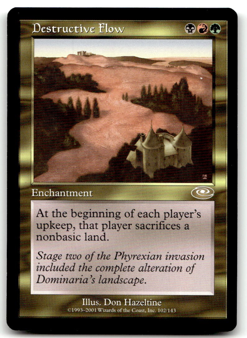 Destructive Flow #102 (LP) Planeshift PLS Magic MTG