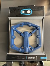 Crankbrothers Stamp 1 Gen 2 Pedals - Platform, Composite, 9/16", Navy, Large