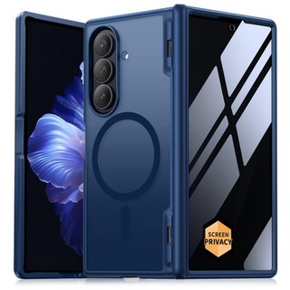 MOBOSI Magnetic for Z Fold 7 Case with Privacy Screen Protector blue