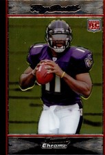 TROY SMITH ROOKIE 2007 BOWMAN CHROME ROOKIE RC #BC59 OHIO STATE BUCKEYES RAVENS