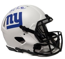Michael Strahan Signed FS Lunar Speed Authentic Helmet NY Giants Auto BAS COA